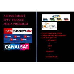 ABONNEMENT IPTV FRANCE MEGA PREMIUM